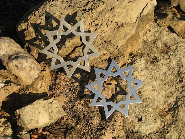 8" brush star, 8" mill star