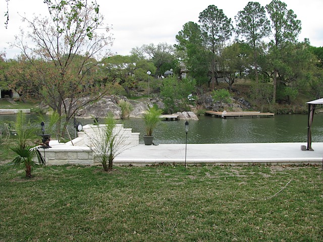 Concrete pad before Gazebo