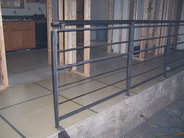 Custom handrails inside