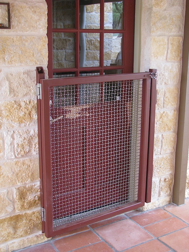 custom swinging door gate