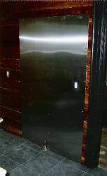 8' X 4' stainless-steel backsplash for industrial stove